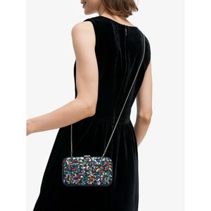 Kate Spade Tonight Sequins Clutch / Crossbody W/dustbag